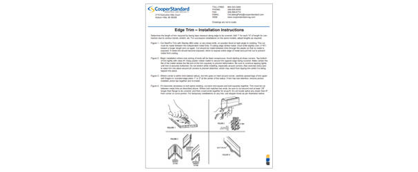 Edge Trim Instructions